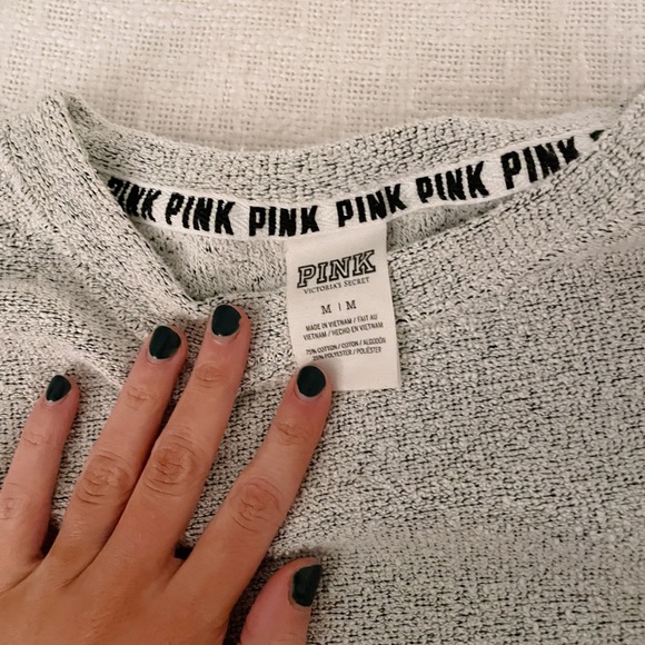 Victoria’s Secret PINK Textured Crew Neck - Picture 2 of 3
